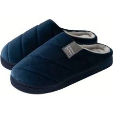 Men Slippers Temu Men's Color Slip On Thermal Slippers - Winter