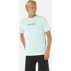 Rip Curl Herr T-shirts Rip Curl Big Mumma Icon Tee Light Aqua