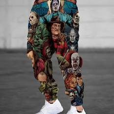 Adult Trousers on sale Temu Themed Graphic Pants Casual Loose Fit With Pockets Vibrant - Character