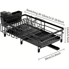 Temu Large Extendable Dish Drying Rack Diskställ