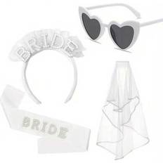 Sashes Shein 4pcs Bride To Be Party Accessories