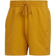 Adidas Gold Clothing adidas Clover C Logo Solid Track Shorts - Gold