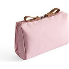 Solid Colours Cosmetic Bags Geni-Store Korean Style Solid Cosmetic Bag Waterproof - Pink