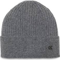 Calvin Klein Dam Accessoarer Calvin Klein Wool Blend Signature Logo Beanie - Grey