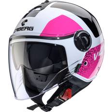Caberg Pink Motorcykelhjelme Caberg Riviera V4 X Alpha Jet Helmet - Black Pink Man