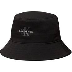 Calvin Klein Sort Hatte Calvin Klein Logo Bucket Hat - Black