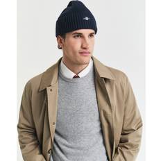 Gant Dame Tilbehør Gant Cotton Blend Logo Beanie