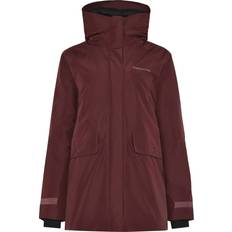 Dam - Röda Kappor & Rockar Didriksons Women's Tuva Parka Old Rust - Brun
