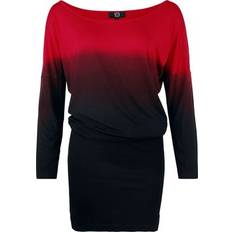 Boat Neck - Short Dresses RED by EMP Mini Ombre Dress - Black