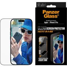 Apple iPhone 16 Pro Screen Protectors PanzerGlass Screen Protector Black Frame iPhone 17 Pro