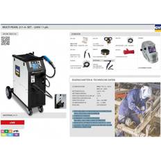 GYS Multipearl 211-4 Mig Mag Tig E Hand Machine D65116