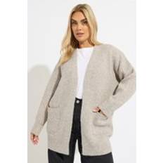 Brown - Women Cardigans Yours Soft Touch Knitted Cardigan - Light Brown