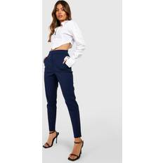Tapered Trousers & Shorts boohoo Super Stretch Tapered Tailored Trouser - Navy