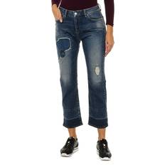 Armani Jeans Armani Bydistressed Jeans Med Patches - Blå