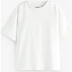 White Short Sleeve Plain T-Shirt