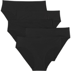 Lululemon InvisiWear Bikini Unterwäsche Mittelhohem Bund 5er-Pack - Black