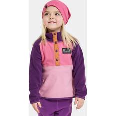Didriksons Drenge Fleecejakker Didriksons Monte Half Button Fleecetrøje Halv Knap Light Heather Pink - Lyserød