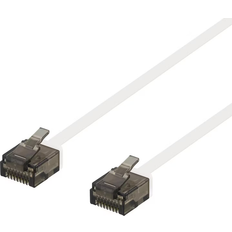 Deltaco Flat U/UTP Cat6a RJ45 - RJ45 1.5m