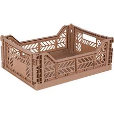 Bruna Förvaringslådor Aykasa Midi 40x30x15 cm Varm Taupe Förvaringslåda