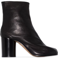 Maison Margiela Tabi Toe Kalvskinn Ankelboots Med Cylindrisk - Klack