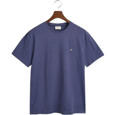 Gant Men T-shirts Gant Regular Fit Shield T-Shirt - Dk Jeansblue Melange