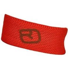 Orange - Unisex Headbands Ortovox Rock'n'Wool Headband - Red