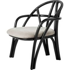 Møbler GUBI Bistra Lænestol Ebony Painted Rattan Fustagno 001 Loungestol