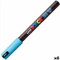 Posca Arts & Crafts Posca Fluorescent Blue Marker Set