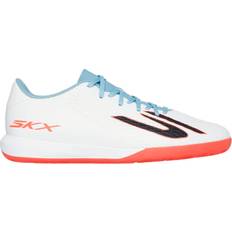 Skechers White Football Shoes Skechers SKX 2 Club IC Indoor Soccer Shoe - White/Turquoise