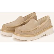 Mikrofiber Loafers UGG Ascot Lug Suede Polyester Wool - Brown