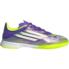 Indoor Football Shoes Children's Shoes adidas Kid's F50 League IN Football Boot - Purple Rush/Cloud White/Lucid Lemon