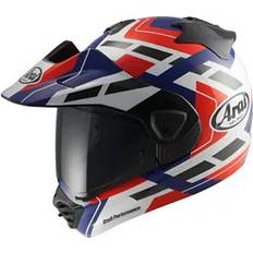 Arai Crosshjelme Motorcykelhjelme Arai Tour-X5 Match Enduro Helmet - White Red Blue Man