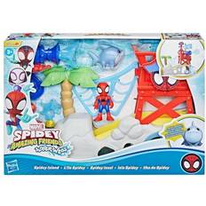 Superhelt Legesæt Hasbro Spidey Friends Water-Webs Pirate Island Playset