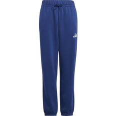 Blue Trousers adidas Junior Essentials Sportswear Joggers - Dark Blue/White