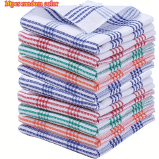 Temu Retro Plaid Kitchen Towel Multicolour