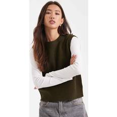 New Look Women Outerwear New Look tabard vest in khaki-Green