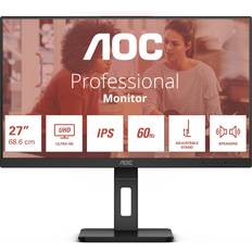 2024 - 3840x2160 (4K) Bildskärmar AOC U27E3UF 27 Inch IPS Monitor