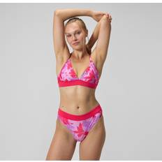 Speedo Bikinier Speedo Printed Banded Triangle 2 Pc - Pink