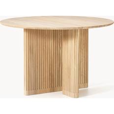 Rundt spisebord egetræ Westwing Collection Rundt Jolka Egetræ Ø 120 cm Spisebord