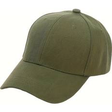 Gröna - Tennis Accessoarer Temu Breathable Baseball Caps Adjustable Drawstring - Solid Colors