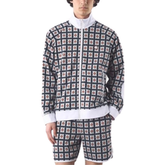 Pretty Green Timperley GeoTrk Tracksuit Top - Multicolour