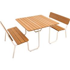 Plaster Bänkbord Utemöbler BEST Picknicktisch Soullmate Polywood Groß Beige