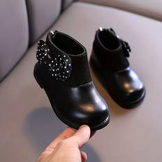 Boots Temu Ankle Boots With Bowknot Non-slip Comfortable Versatile