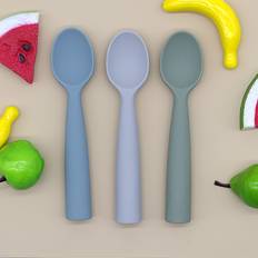 3pcs Silicone Spoon Set Daily Dining Utensils