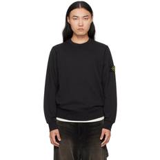 Stone Island Kläder Stone Island Garment Dyed Fleece Sweatshirt - Black