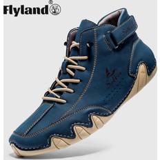 Men Boots Temu Flyland Men's Vintage Ankle Boots - White