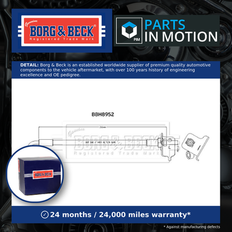 Vehicle Parts Borg & Beck Brake Hose 58731B4000 Hyundai I10 1.0
