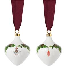 Royal Copenhagen Inredningsdetaljer Royal Copenhagen Star Fluted Christmas Ornament 2025 2-Pack Julgranspynt 2st
