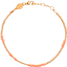 Anni Lu Armbånd Anni Lu Asym Peach Bracelet 18 ct Goldplated Brass