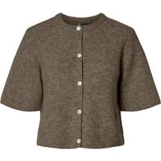 Pieces Cardigan PCSilly - Mørkebrun